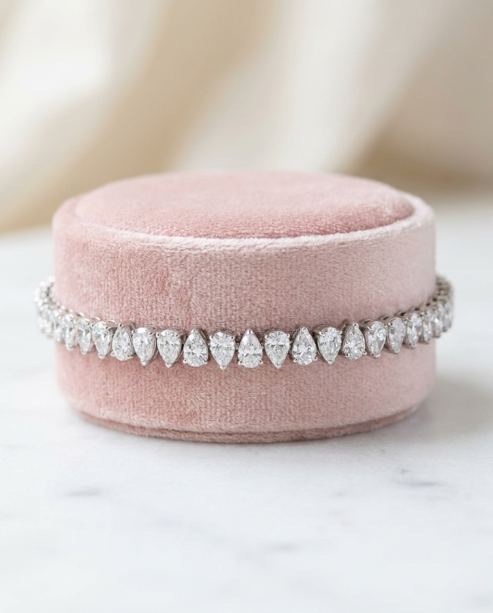 Pear Tennis Bracelet
